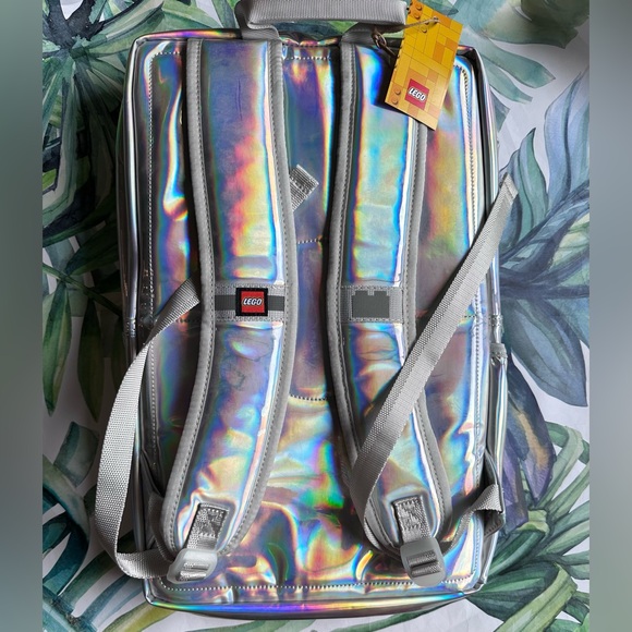 Lego Brick 15” Backpack - Holographic NWT - Picture 8 of 9